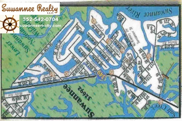 Map of Suwannee